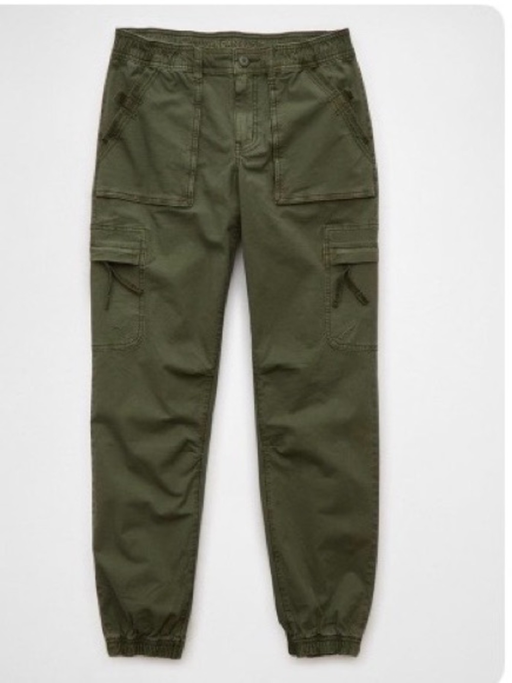 American Eagle Outfitters Snappy Stretch Cargo Pants - Olive Green